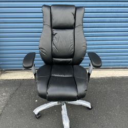 Executive Office Breathable Leather Chair Black NEW
