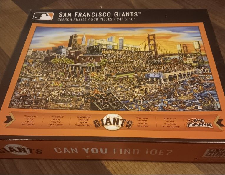 San Francisco Giants 500-piece Puzzle - Find Joe Journeyman