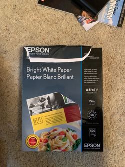 New Ream Epson Printer Paper (500 sheets)