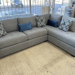 New Grey Sectional Couch