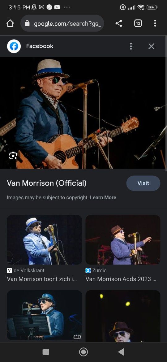 Van Morrison Ticket Pair Rady Shell 9/4