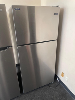 Deal: Maytag Stainless Top Mount Refrigerator — Delivery Available
