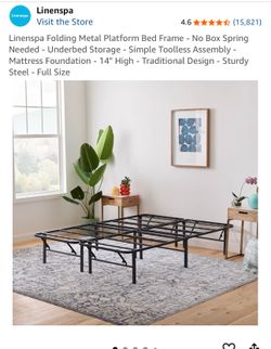 Bed frame folding
