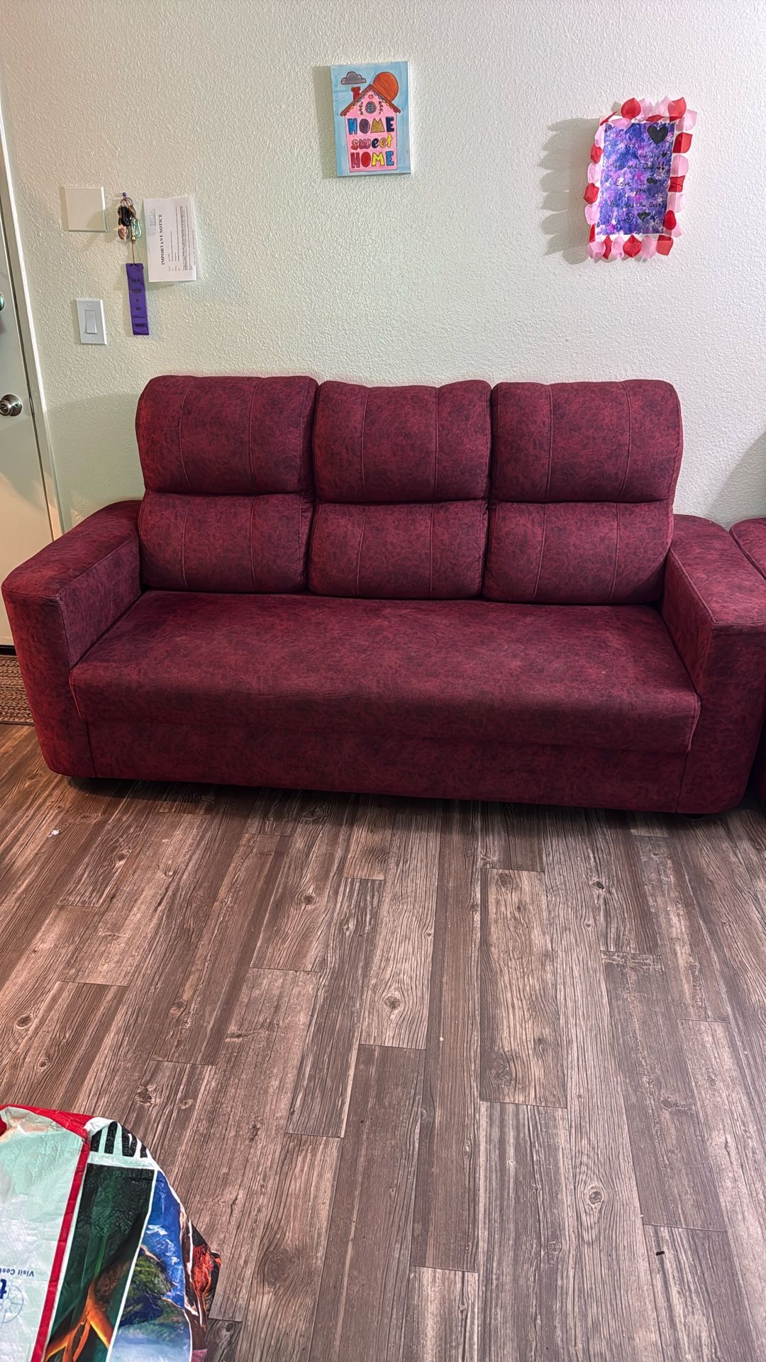 Acacia Wooden Sofa - 3+1+1