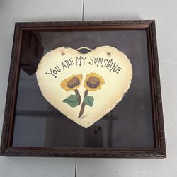 Framed Antique Roof Tile
