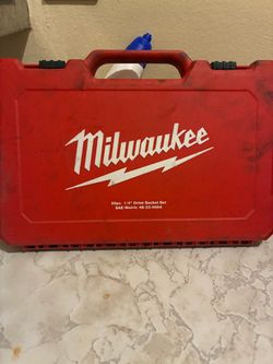 Milwaukee 50pc. 1/4in socket set