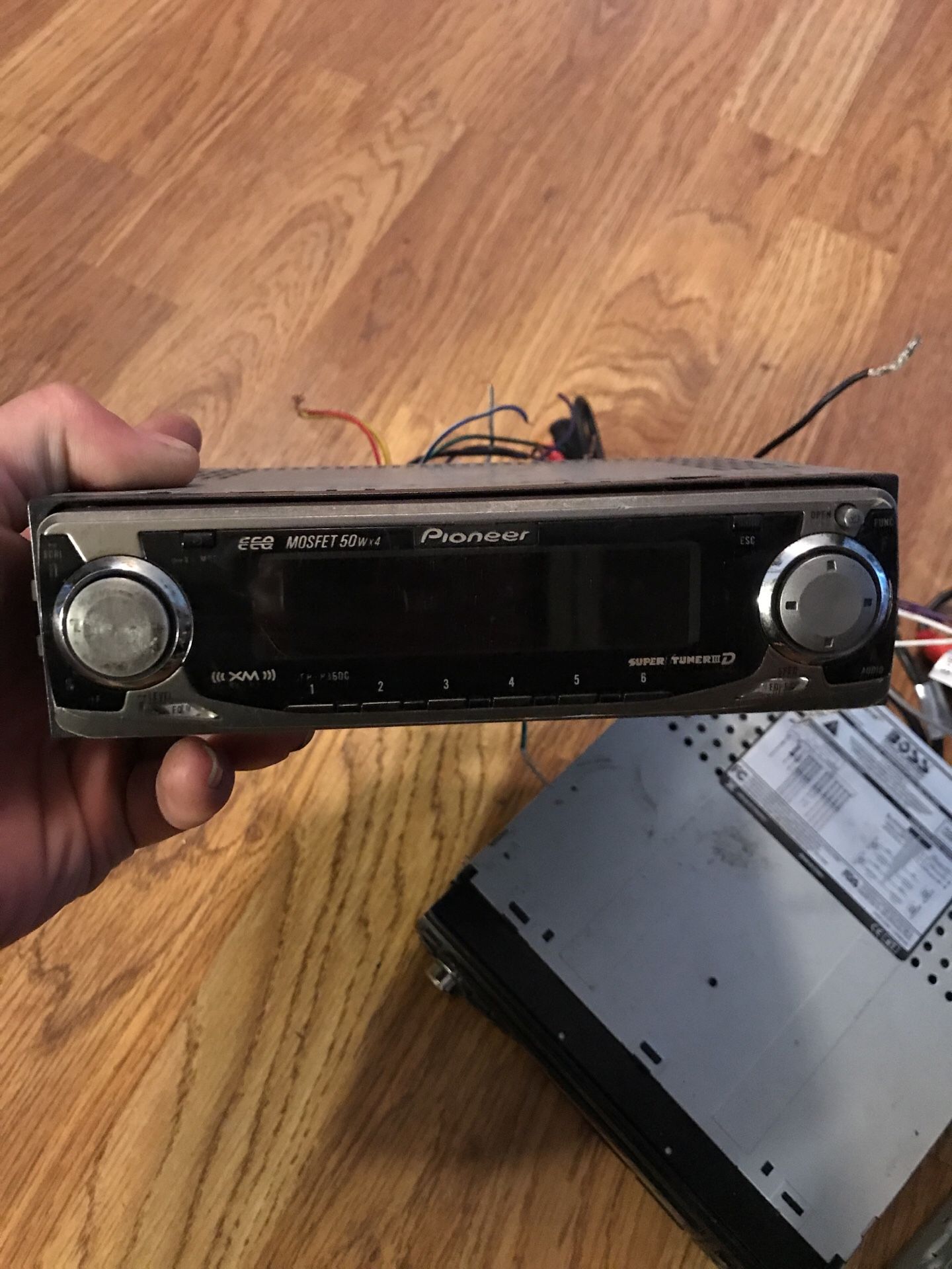 Old school pioneer push button face