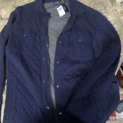 Ralph Lauren Navy Quilted 3xlt