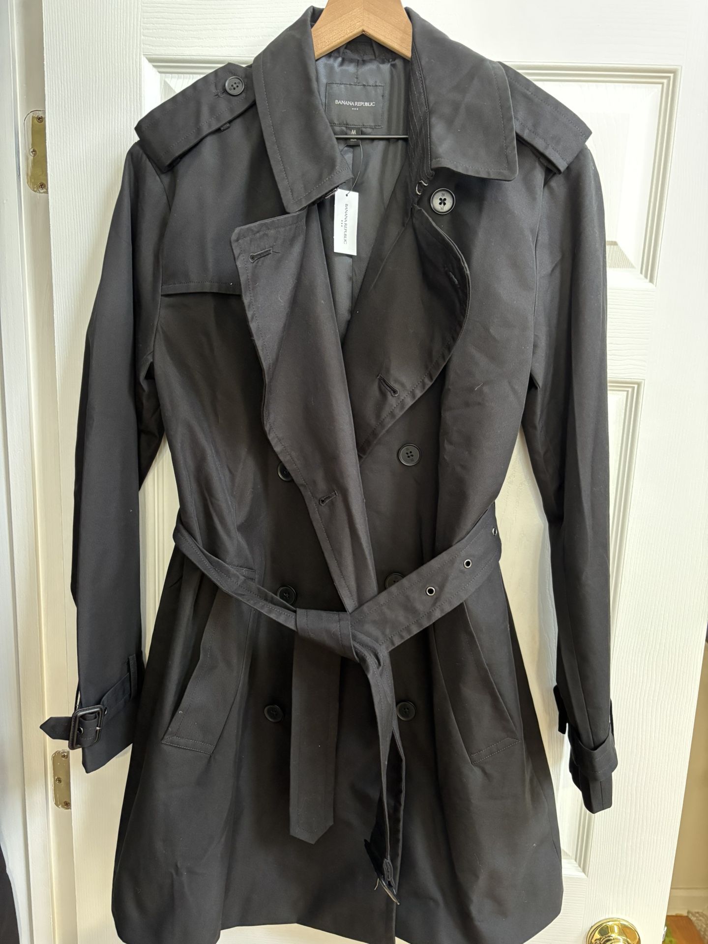 Men’s Black Trench Coat