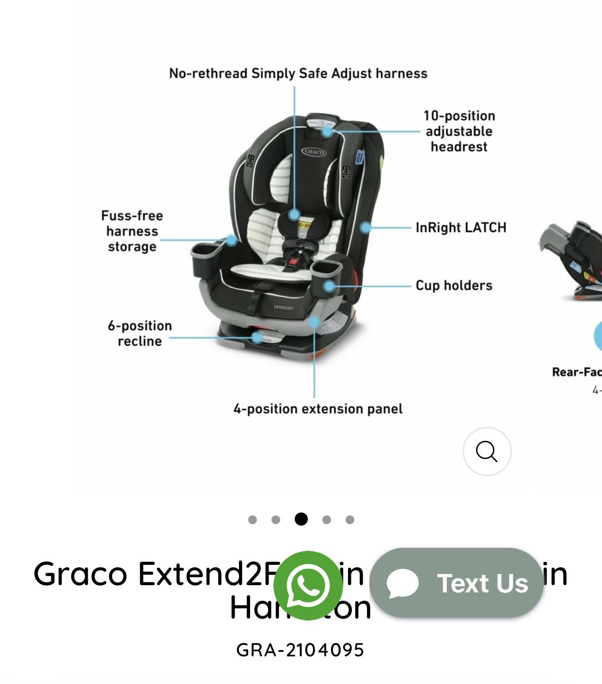 Graco 3 In 1 - Extend To Fit Car Seat