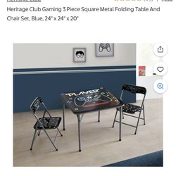 Children's Folding Table and Chairs