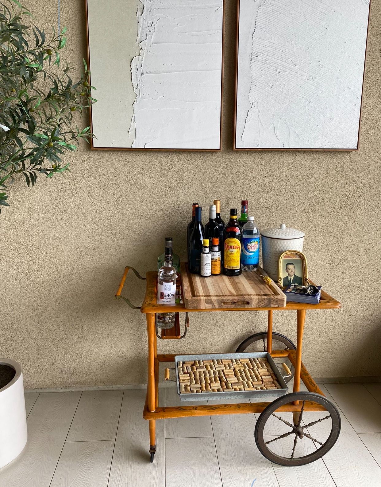 Vintage Italian Bar Cart