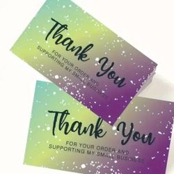 200 Thank You Business Card 