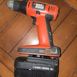 Black And Decker 18v Drill Battery (No Charger)