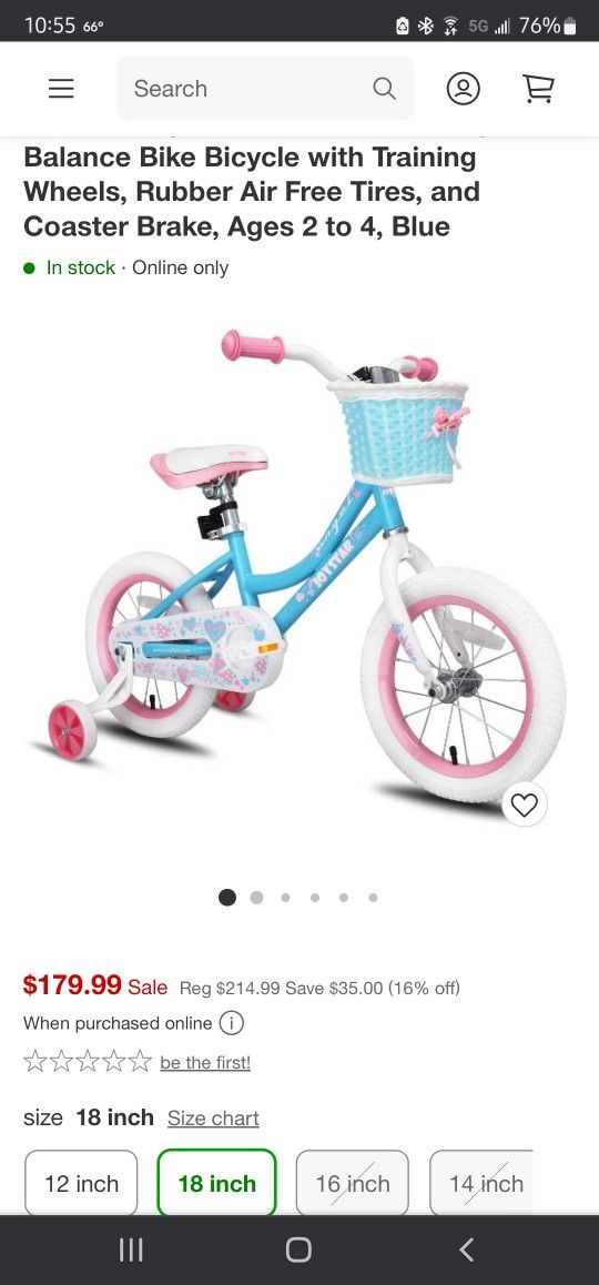 Girls Bike Real Good Condition