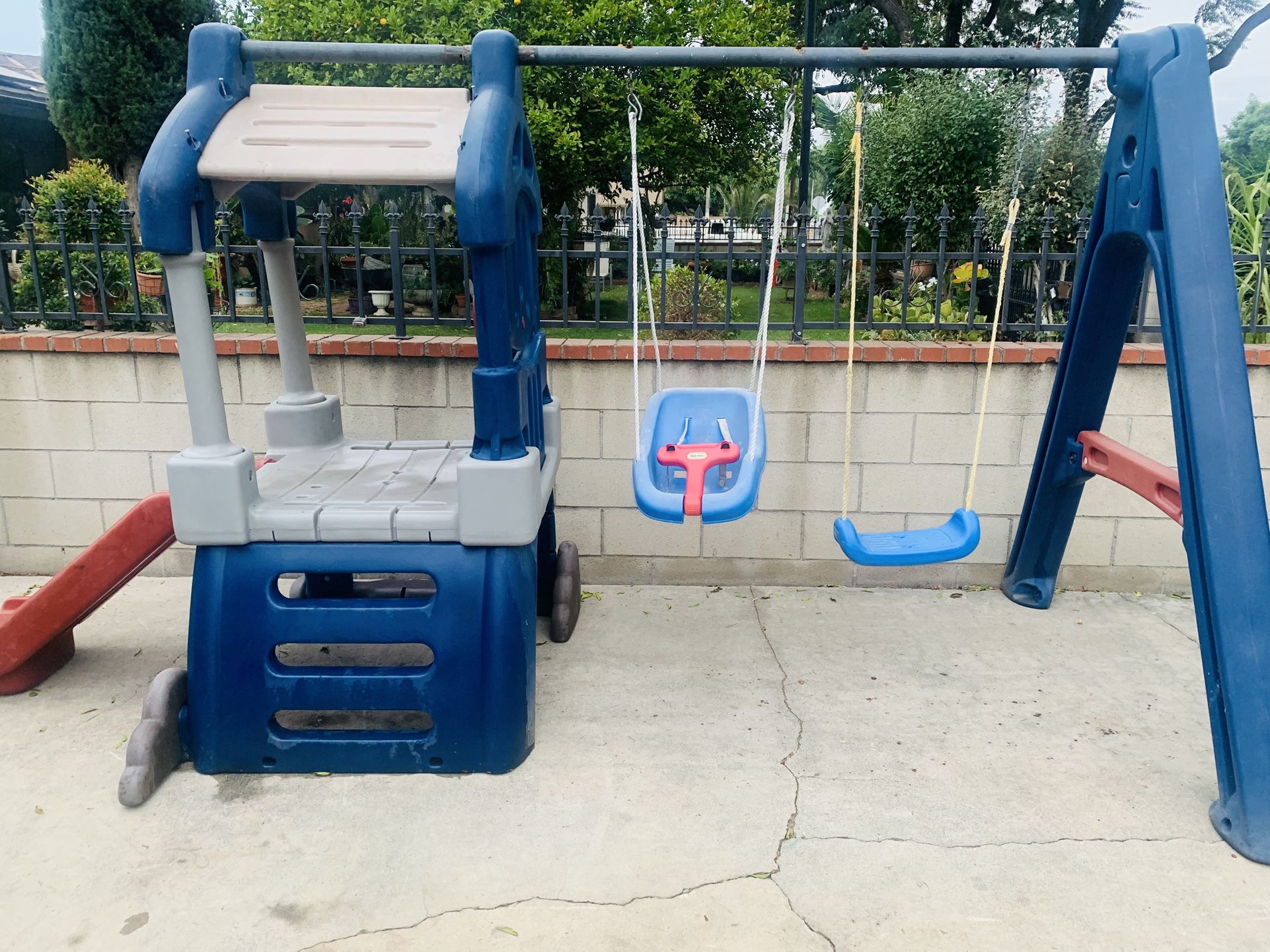 Little Tikes Slide And Swing