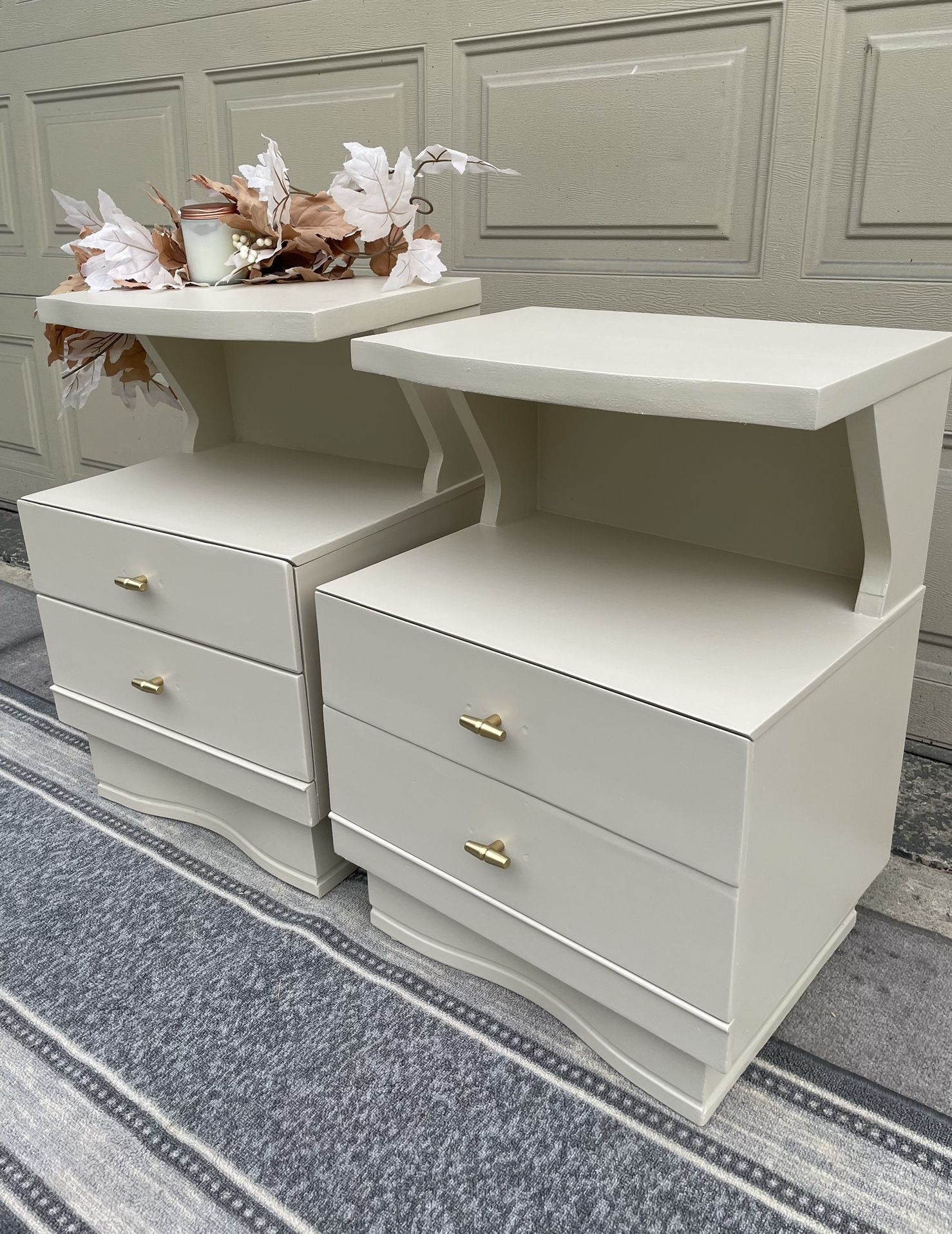 ✨His & Hers Mid Century Modern Nightstands 