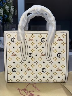 Christian Louboutin Studded Leather Tote Bag