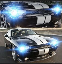 H13 LED Headlights Bulbs High / Low Beam