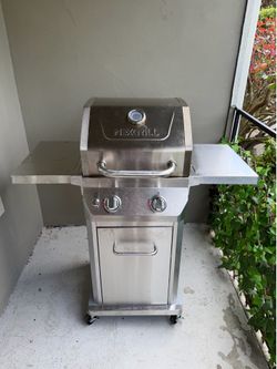 2-Burner Stainless Steel Propane Gas Grill