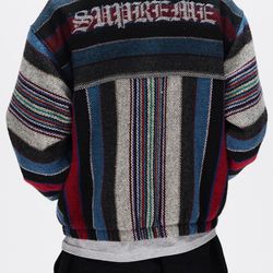 Supreme  Woven Stripe Hooded Jacket 