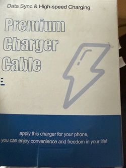Premium Charger Cable - White