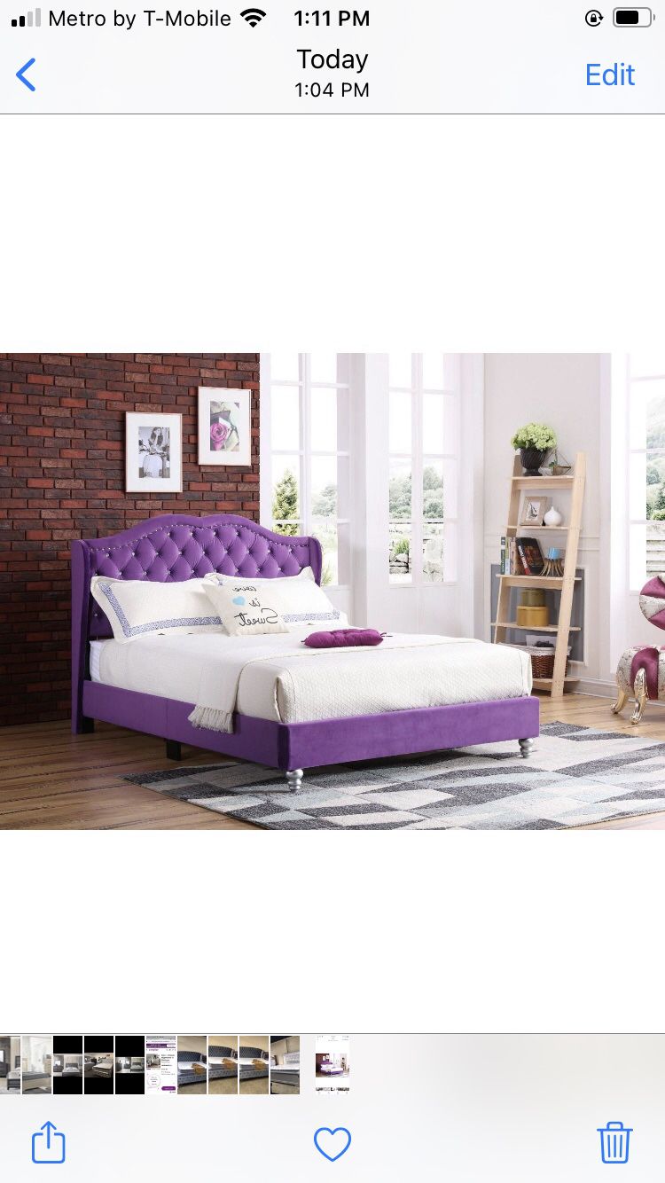 Brand New Queen Size Bed With Mattress $399.financing  Available No Credit Needed 