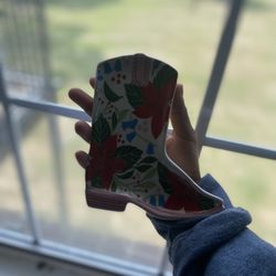 Boot Shaped Spoon Holder / Jewelry Plate