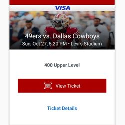 I Have TwoTickets For 49 ERS 100 Each Or Two For 190