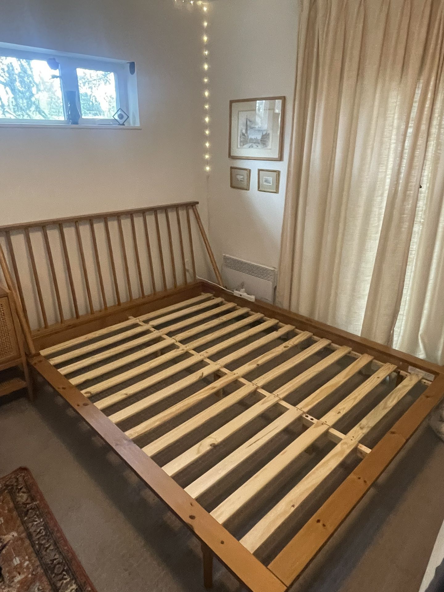 Midcentury Modern  Queen Bed Frame