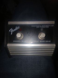 Fender foot switch