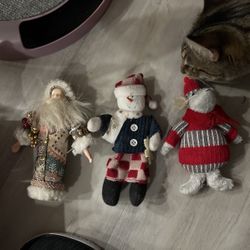 Three Christmas Figures /decorations