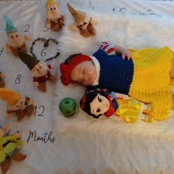 Snow White Princess Outfit Photo Prop Disney 