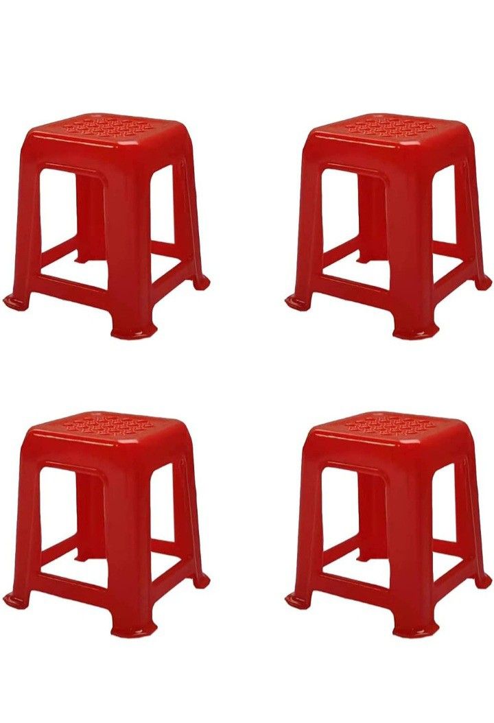 4 Pcs Red Paint Stand Canvas Stands