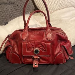 Marc By Marc Jacob’s Dk Red Leather Bag