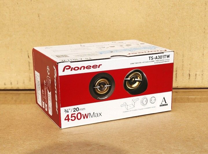 Pioneer Car Speakers Set 3/4 Inch Tweeters 450 Watts A Series TS-A301TW 🚨 Payment Options Available 🚨 No Credit Needed 🚨