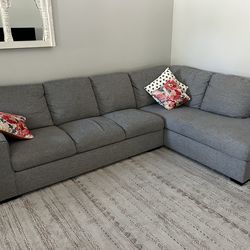 Living Spaces sectional sofa