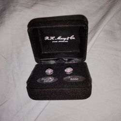 Sterling Silver Round Earrings