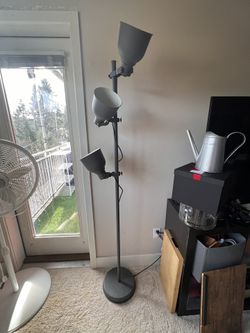 Ikea HEKTAR 3 Spotlight Dark Gray Floor Lamp
