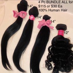 Human hair  Bundles-Prices listed on Photo OBO 