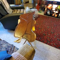 Mid Century 48 Inch Wood Tray