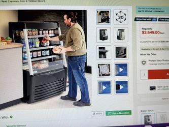 Vertical Air Curtain Merchandiser