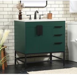 Single Bathroom Sink Vanity 