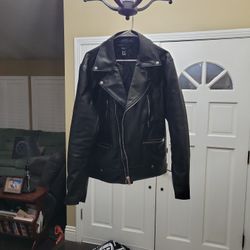 Forever 21 Men Leather Jacket Xl