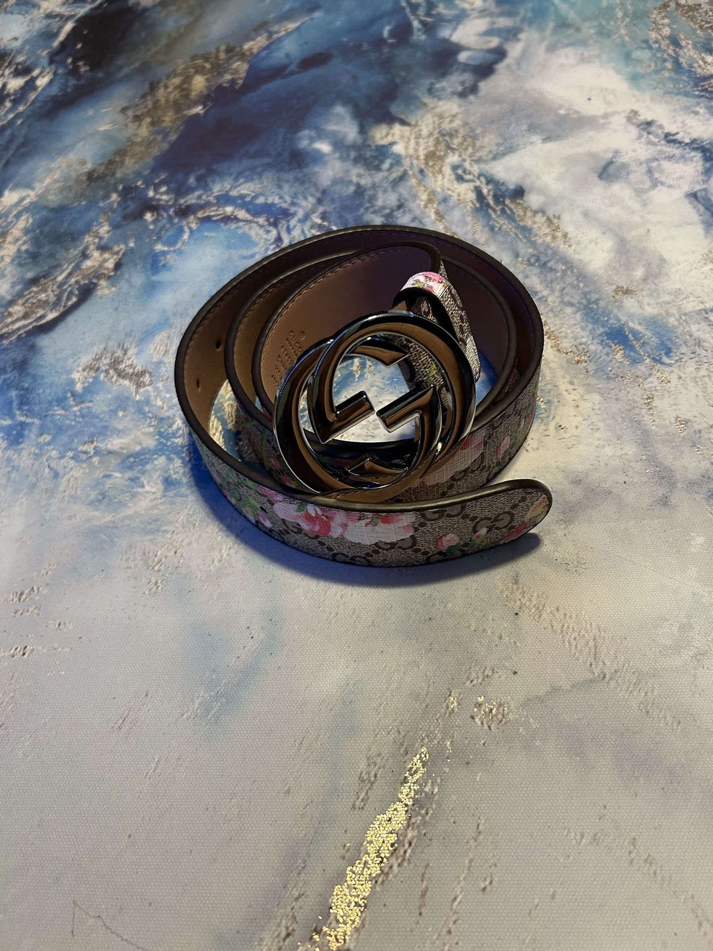 Gucci Floral GG Belt 