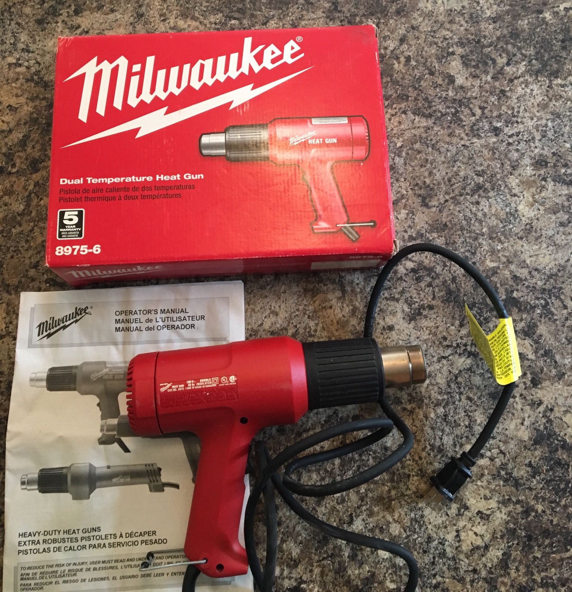 Milwaukee Dual Temperature Heat Gun 8975-6