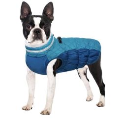 Dog Size Large Winter Jacket Puffer Reflective Collar Fleece Lined - New