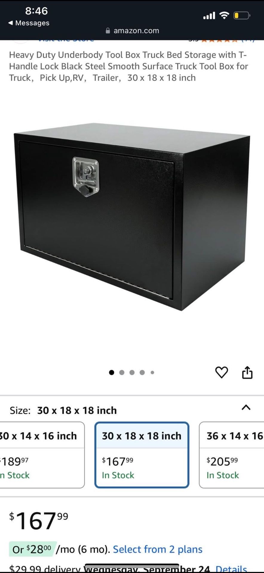 HEAVY DUTY TOOL BOX UNDERBODY TOOL BOX TRUCK BED STORAGE NEW TOOLBOX