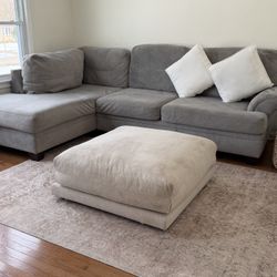 CRATE AND BARREL OTTOMON