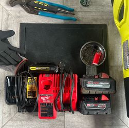 Batteries/charger and drill